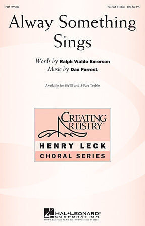 Alway Something Sings Sheet Music Preview