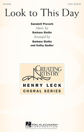 Look To This Day Sheet Music Preview