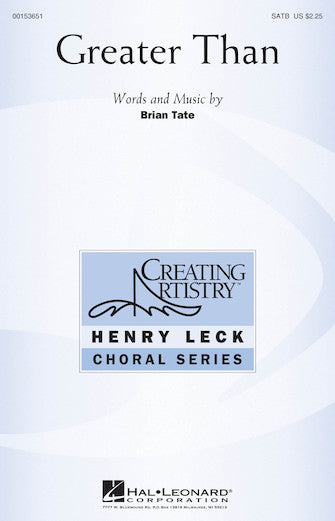 Greater Than Sheet Music Preview