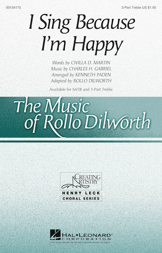 I Sing Because I'm Happy Sheet Music Preview