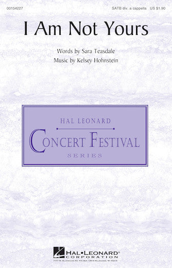 I Am Not Yours Sheet Music Preview