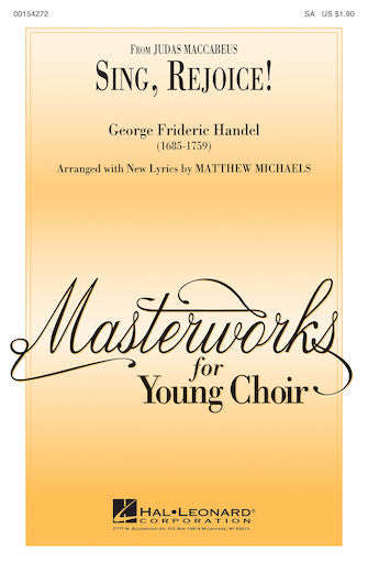 Sing, Rejoice! (from Judas Maccabaeus) Sheet Music Preview