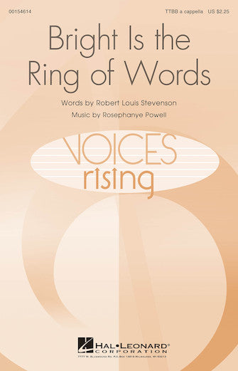 Bright Is The Ring Of Words Sheet Music Preview
