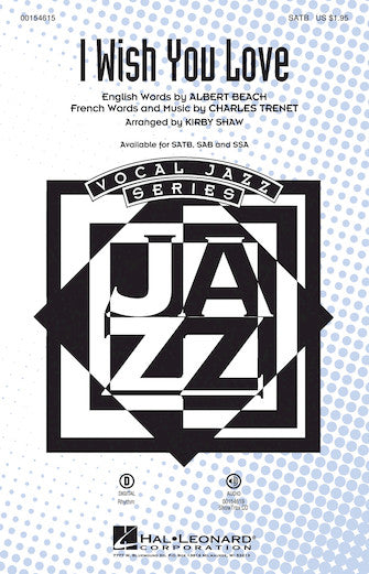 I Wish You Love Sheet Music Preview