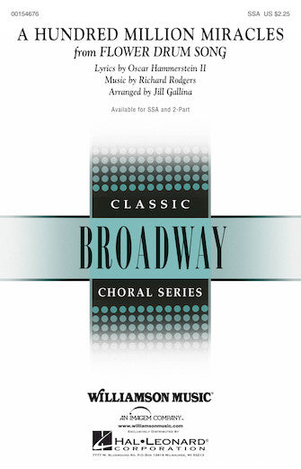 A Hundred Million Miracles (arr. Jill Gallina) Sheet Music Preview