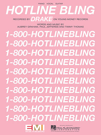 Hotline Bling Sheet Music Preview