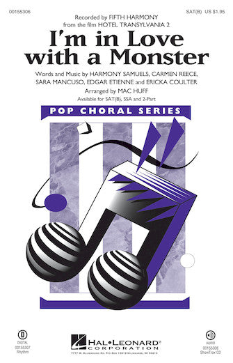 I'm in Love with a Monster - Baritone Sax Sheet Music Preview