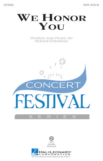 We Honor You Sheet Music Preview