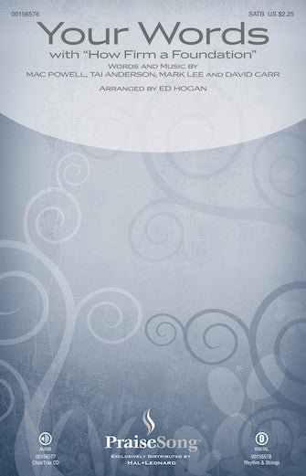 Your Words - Percussion Sheet Music Preview