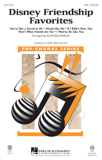 Disney Friendship Favorites (Medley) Sheet Music Preview