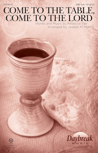 Come To The Table, Come To The Lord Sheet Music Preview