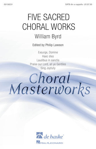 Five Sacred Choral Works (ed. Philip Lawson) Sheet Music Preview