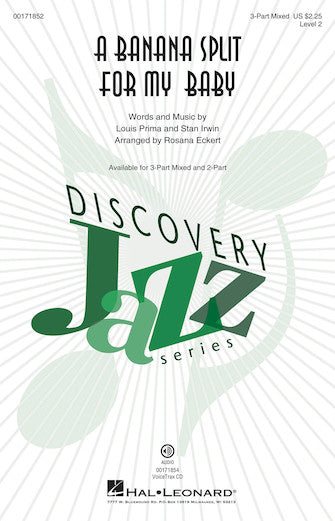 A Banana Split For My Baby Sheet Music Preview