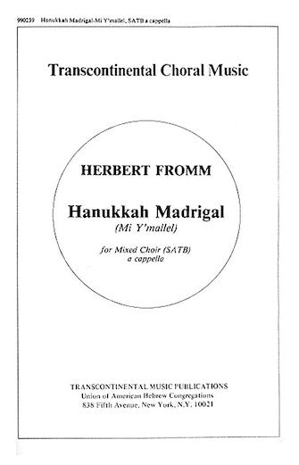 Hanukkah Madrigal (Mi Y'mallel) Sheet Music Preview