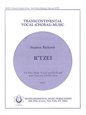 R'Tzei (for Solo High Voice with optional SATB Choir) Sheet Music Preview