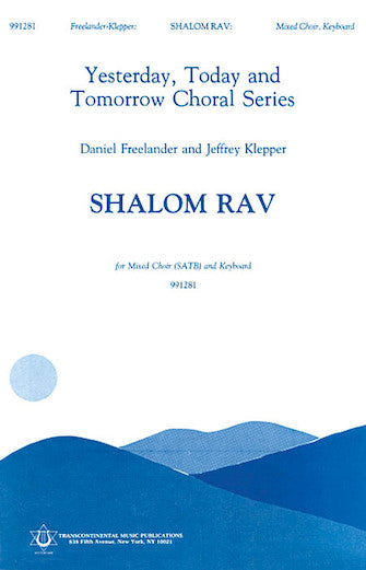 Shalom Rav (arr. Stephen Richards and William Dreskin) Sheet Music Preview