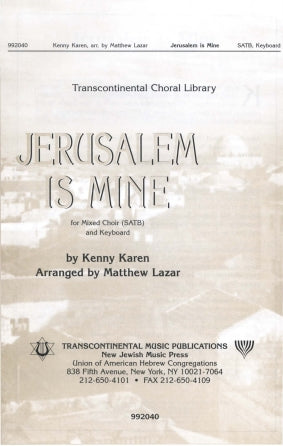 Jerusalem Is Mine (arr. Matthew Lazar) Sheet Music Preview