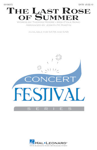 The Last Rose Of Summer Sheet Music Preview