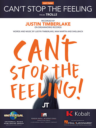 Can't Stop The Feeling Sheet Music Preview