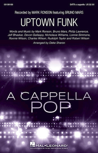 Uptown Funk (feat. Bruno Mars) (arr. Deke Sharon) Sheet Music Preview