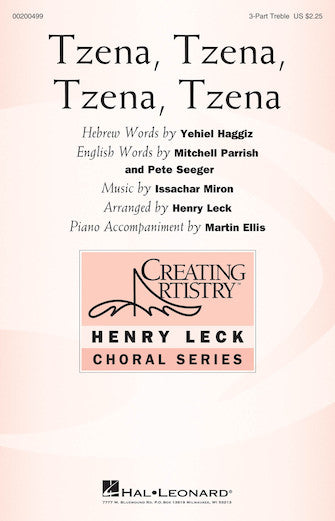 Tzena, Tzena, Tzena, Tzena Sheet Music Preview