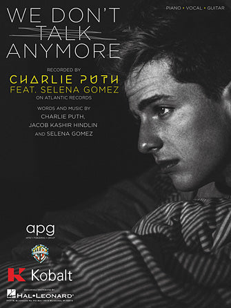 We Don't Talk Anymore Sheet Music Preview