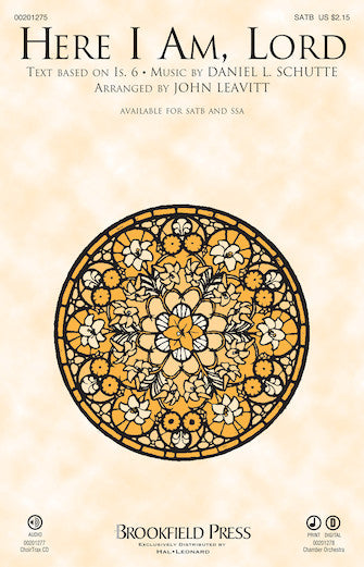 Here I Am, Lord - Bb Clarinet 2 Sheet Music Preview