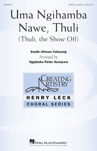 Uma Ngihamba Nawe, Thuli (Thuli, The Show Off) Sheet Music Preview