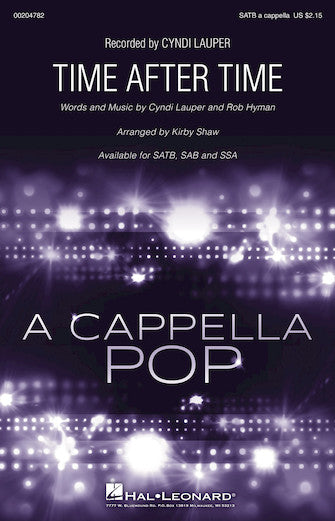 Time After Time Sheet Music Preview