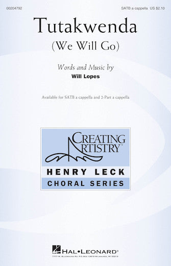 Tutakwenda (We Will Go) Sheet Music Preview