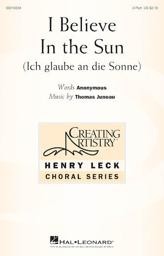 I Believe In The Sun (Ich Glaube An Die Sonne) Sheet Music Preview