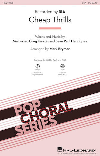 Cheap Thrills (feat. Sean Paul) (arr. Mark Brymer) Sheet Music Preview