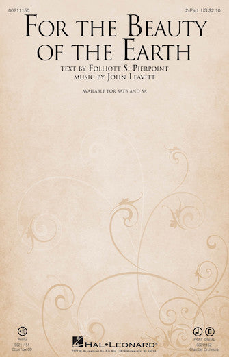For The Beauty Of The Earth Sheet Music Preview