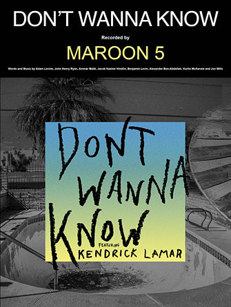 Don't Wanna Know Sheet Music Preview
