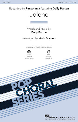 Jolene (feat. Dolly Parton) (arr. Mark Brymer) - Bass Sheet Music Preview