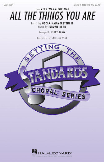 All The Things You Are (arr. Kirby Shaw) Sheet Music Preview