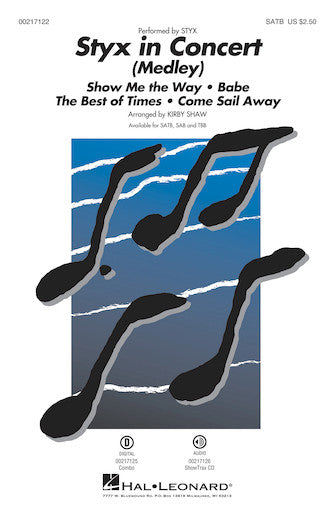 Styx in Concert Sheet Music Preview