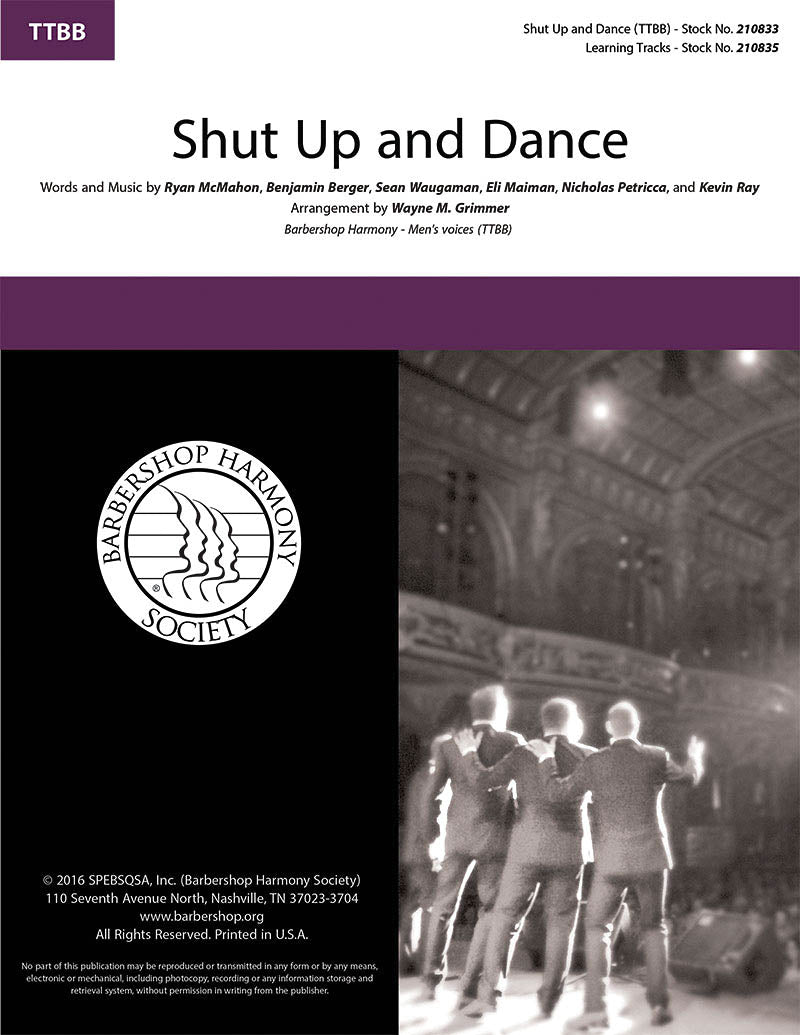 Shut Up and Dance (arr. Wayne Grimmer) Sheet Music Preview