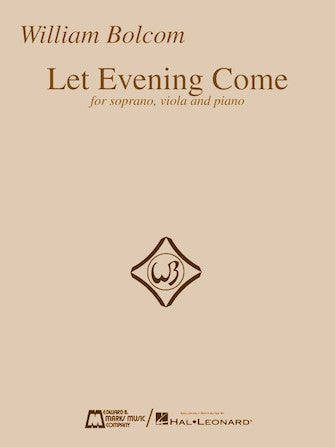 Let Evening Come (for soprano, viola and piano) Sheet Music Preview
