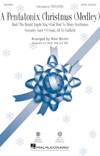 A Pentatonix Christmas (Medley) (arr. Mark Brymer) Sheet Music Preview