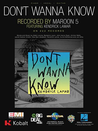 Don't Wanna Know Sheet Music Preview