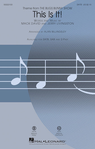 This Is It (arr. Alan Billingsley) Sheet Music Preview