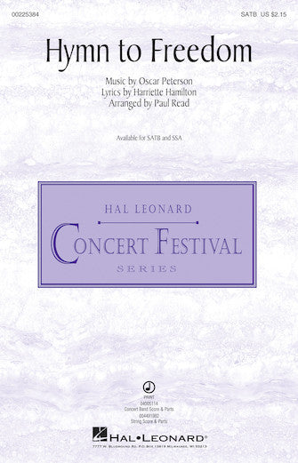 Hymn To Freedom (arr. Paul Read) Sheet Music Preview