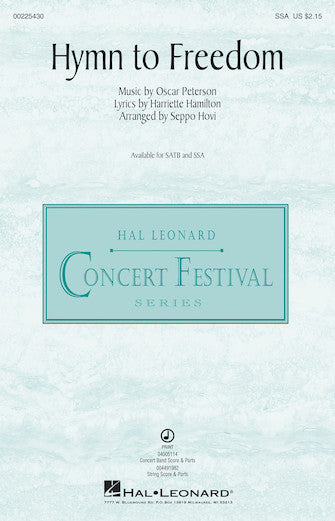 Hymn To Freedom (arr. Seppo Hovi) Sheet Music Preview