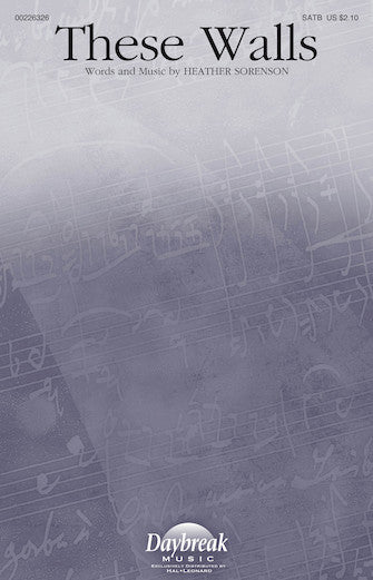 These Walls Sheet Music Preview