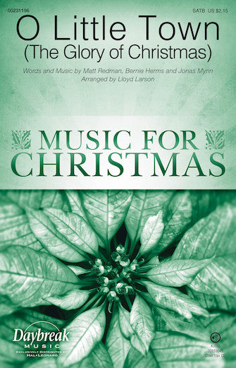O Little Town (The Glory Of Christmas) Sheet Music Preview
