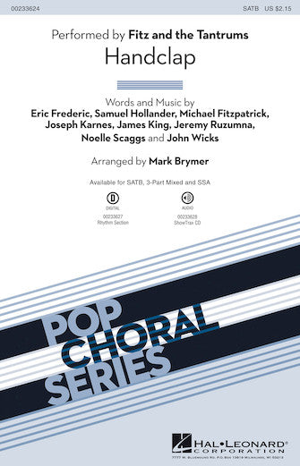 HandClap (arr. Mark Brymer) Sheet Music Preview
