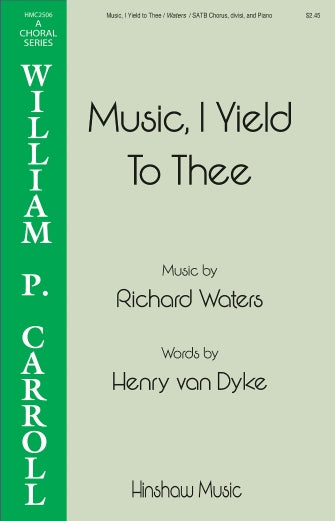 Music, I Yield to Thee Sheet Music Preview