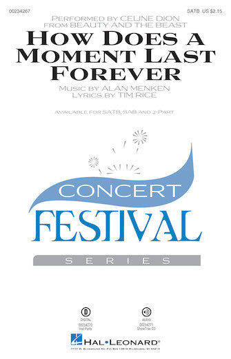 How Does a Moment Last Forever (from Beauty And The Beast) (arr. Mac Huff) Sheet Music Preview