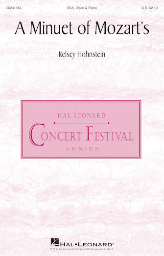 A Minuet Of Mozart's Sheet Music Preview